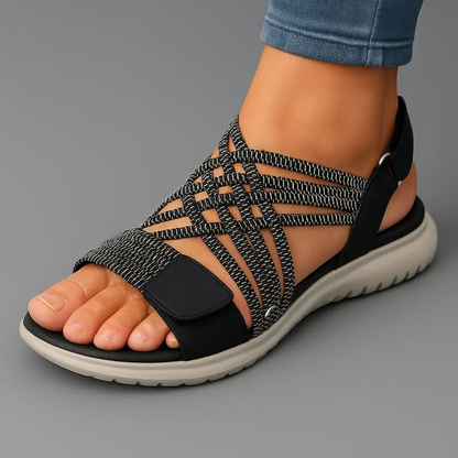 Blyssara - Dames Sandalen Comfortabel Licht Elastische Bandjes Dagelijks Ondersteuning