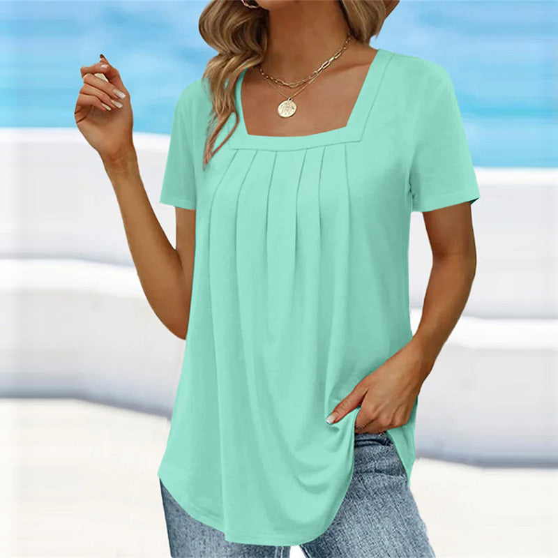 Elegant Pleated Blouse