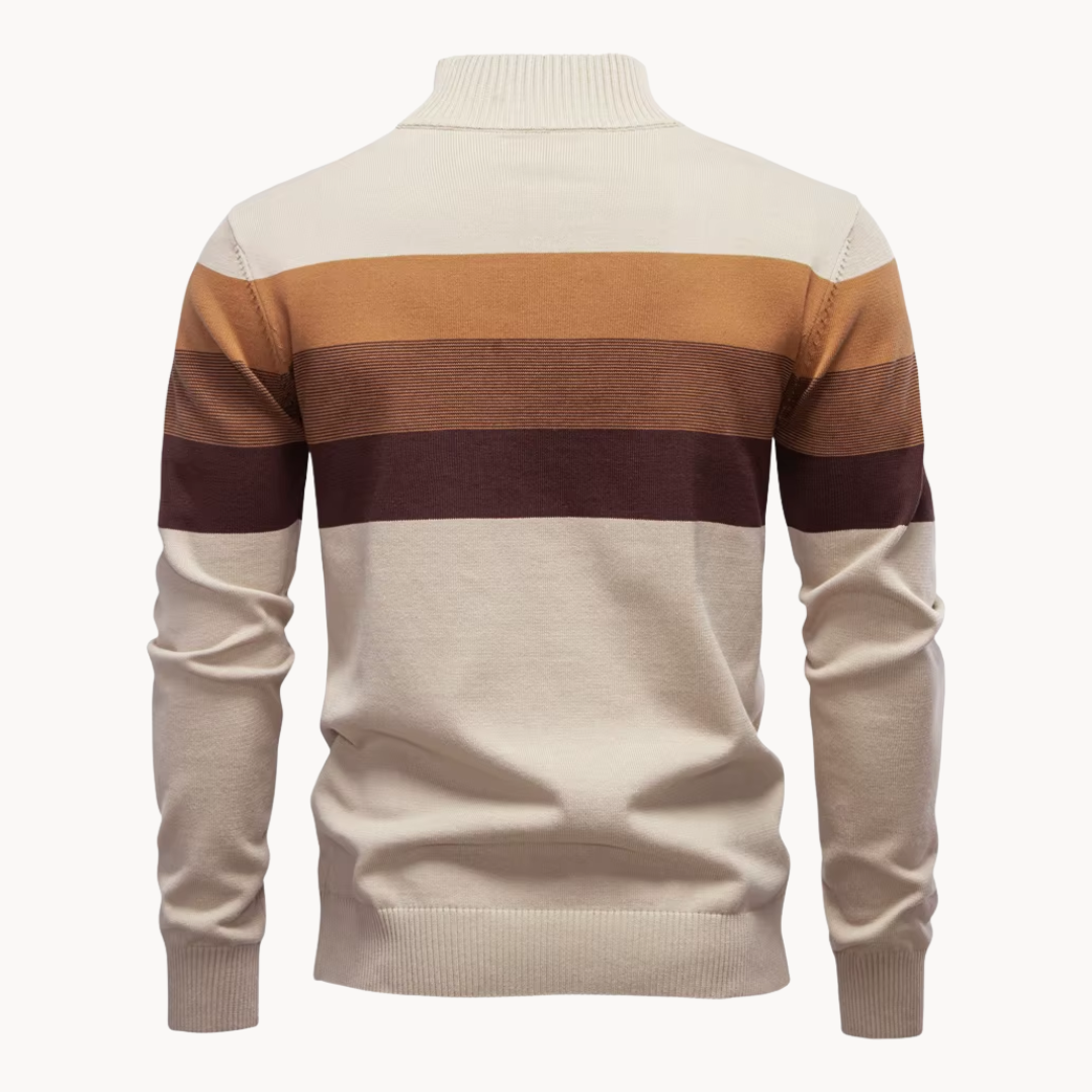 Duval Paris™ | Pull à fermeture éclair quart de longueur Burk