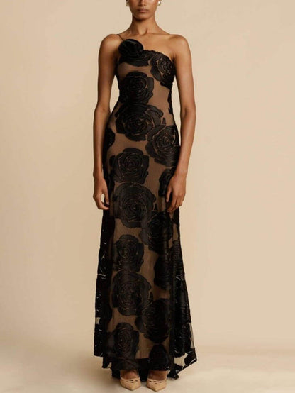 Women's Wedding Guest Floral Maxi Dress