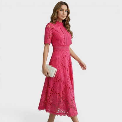 Camila™ | Vestido midi de encaje elegante