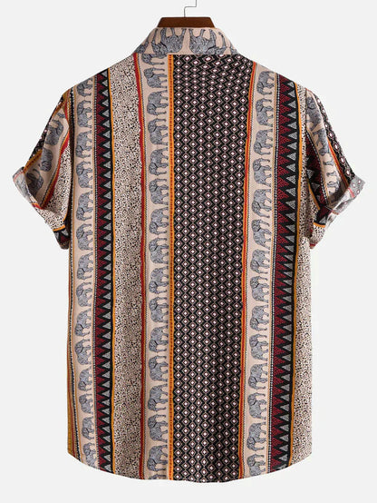 Oliver - Chemise manches courtes imprimé éléphant
