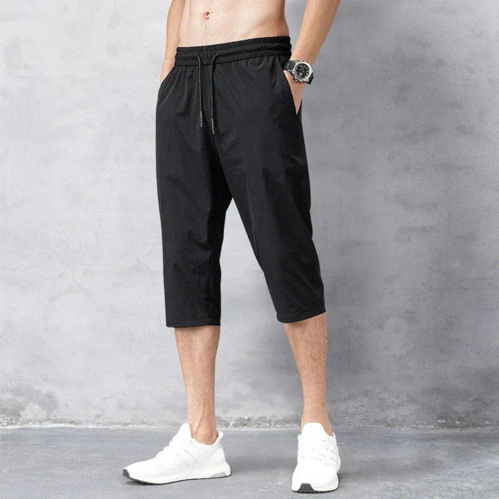 Martijn – Short de Bain Long avec Cordon de Serrage à la Taille