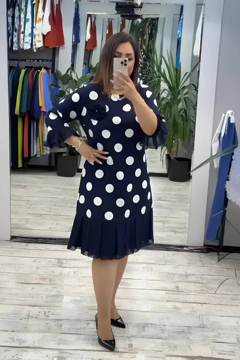 Pia - Robe midi élégante et confortable