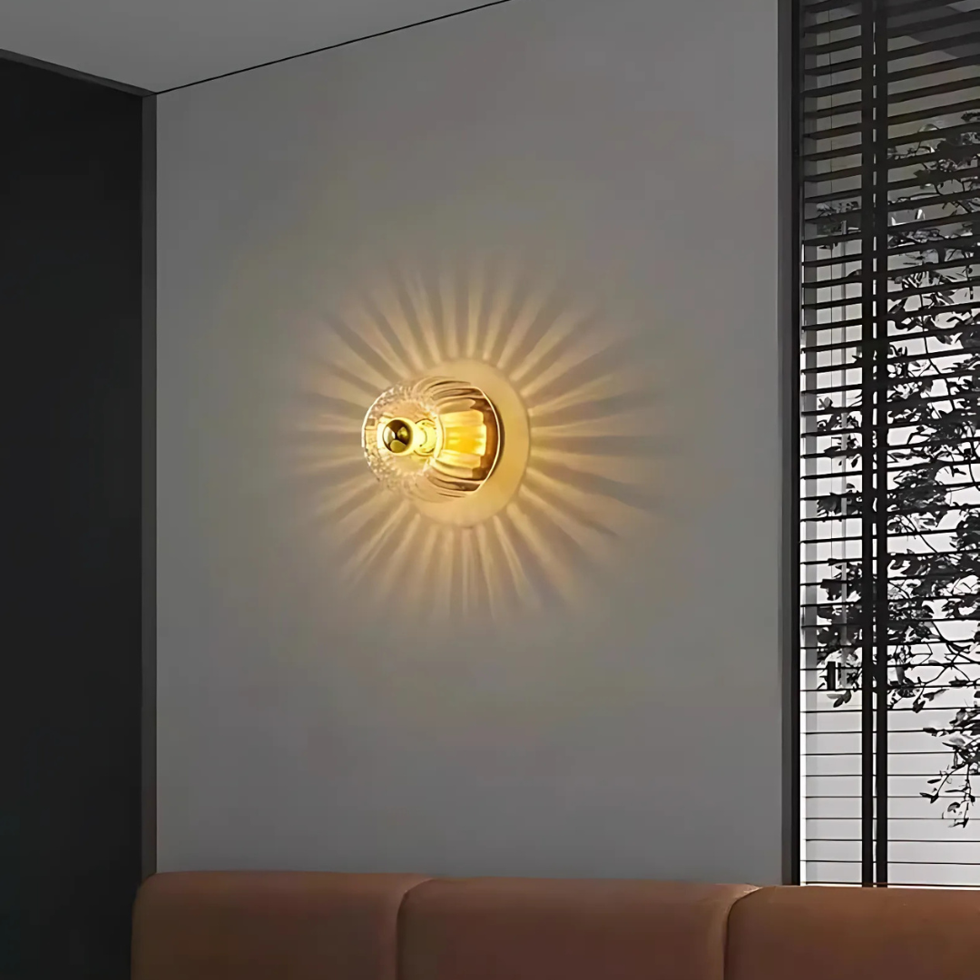 Atropos Glas Wandlamp - Stijlvolle Wandverlichting Binnen