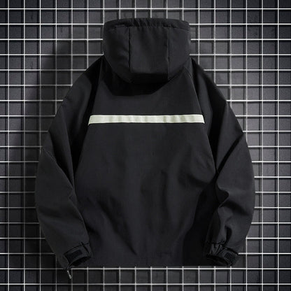 Rafferty – Long Sleeve Hooded Jacket With Pockets And Zipper