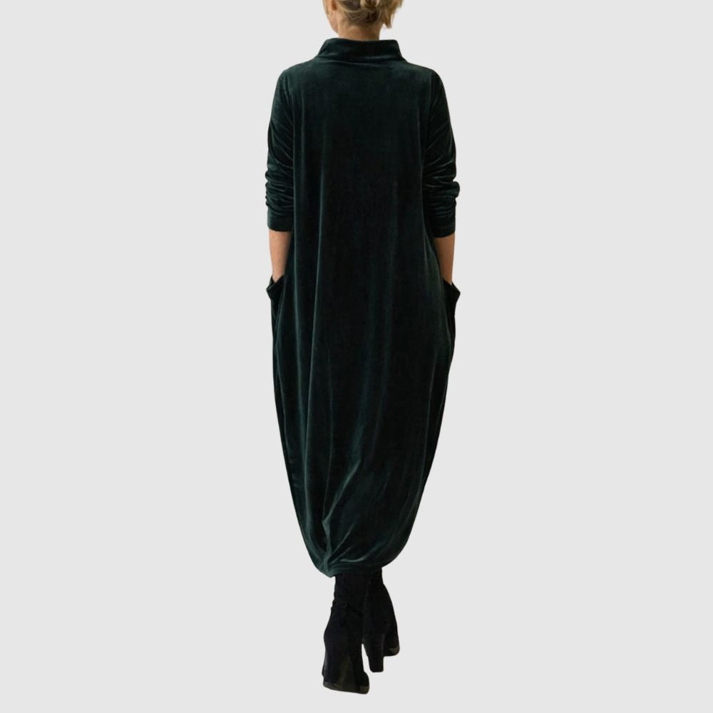 Zoé - Robe oversize à manches longues