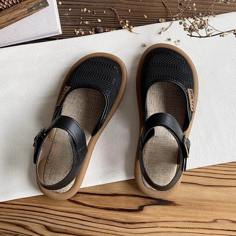 Women's Cushioned Adjustable Sandals Wide Fit