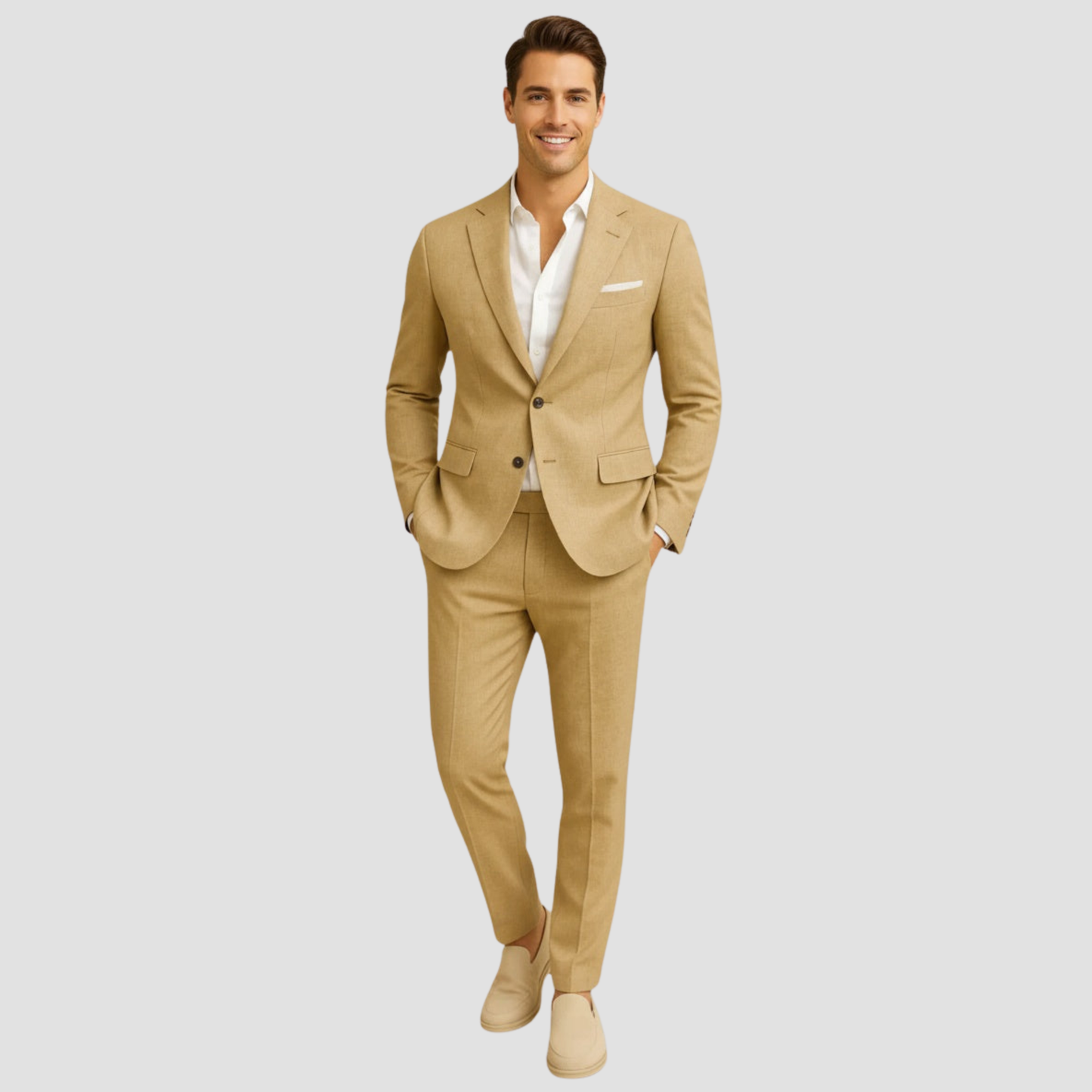 Men’s Summer Suit | Modern Cut Lightweight Comfort, Formal Elegant Look