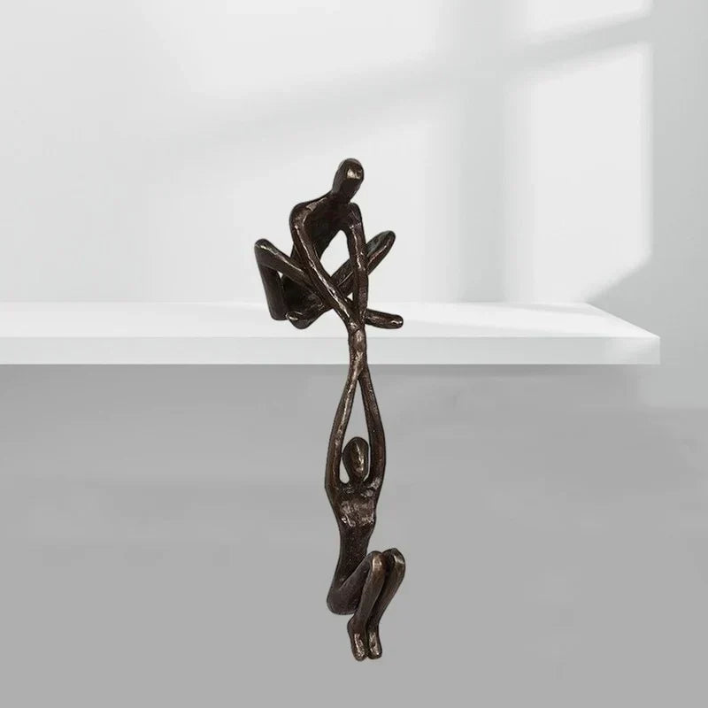 Eternal Love and Strength Sculpture – Modern Resin Figurine for Home Décor | Symbolic Ornament & Gift Piece