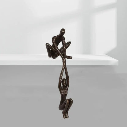 Eternal Love and Strength Sculpture – Modern Resin Figurine for Home Décor | Symbolic Ornament & Gift Piece
