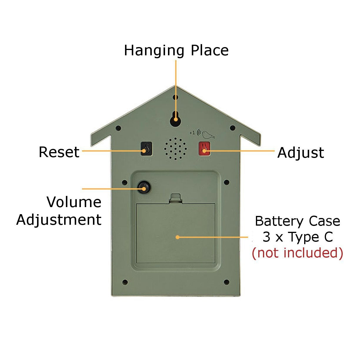 Modern Cuckoo Clock Quartz | CuckooNova Wooden Wall Clock with Sound | Minimalist Design Silent Movement | Living Room Kitchen Decor