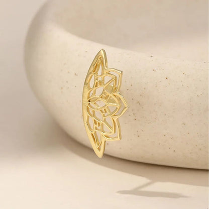 Mieko – Mandala Helix Ohrring