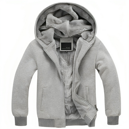 Herren Winterjacke – Kuschelige Kapuzenjacke