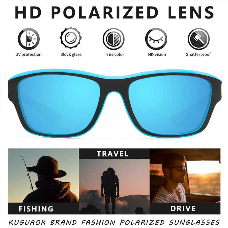Polarisierte Sportsonnenbrille mit UV400-Schutz