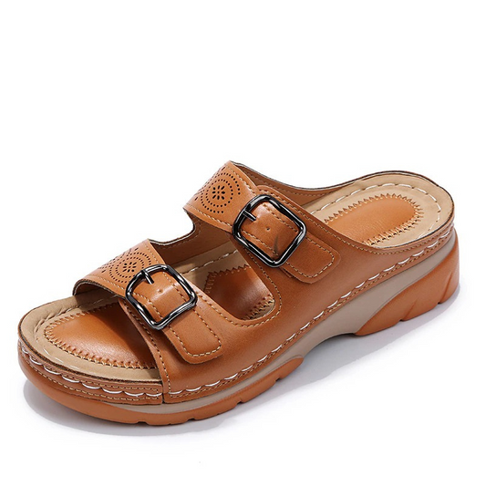 Kerstin™ | ortopediska sandaler för hälsporre, breda fötter & artros