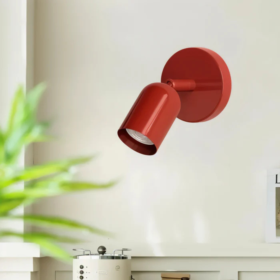 Lucius - Minimalistische Macaron LED Wandlamp