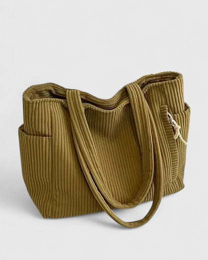 Women's Ribbed Style Handbag