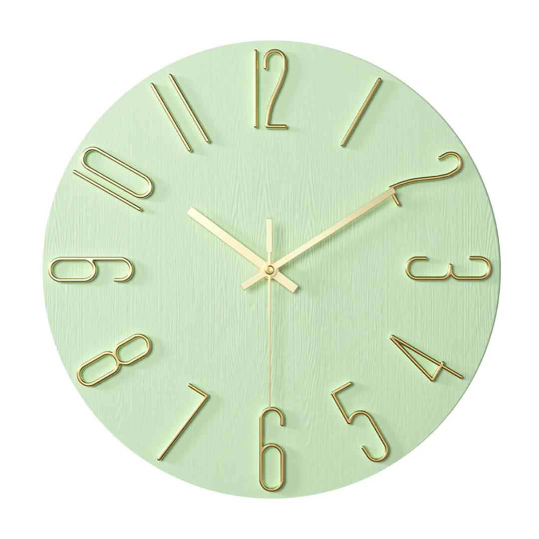 Wandklok Modern Stil Quartz 30cm Kunststof Woonkamer Minimalistisch | Restfield