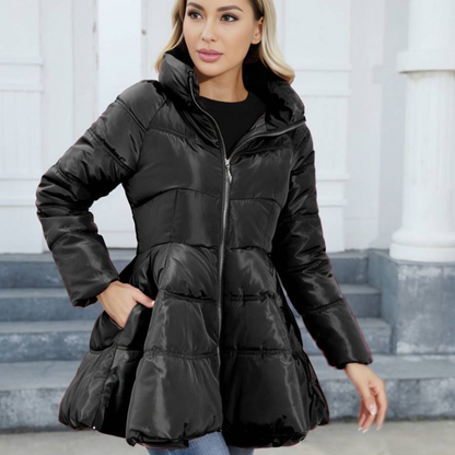 Nora – Long Sleeve Jacket with Collar and Pockets