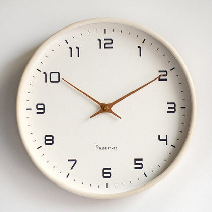 Wall Clock – Minimalist Wooden Design with Silent Quartz Movement for Modern Interiors