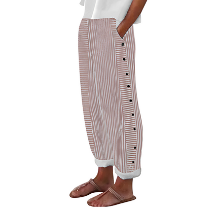 Dagny | Elegante Sommerbukser med Striber