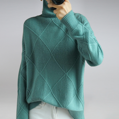 Weicher Damen Rollkragenpullover – Bequem, Warm & Elegant