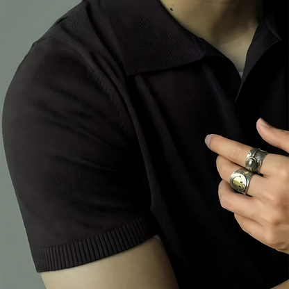 Made Gents | Klassieke V-Hals Polo | 50% Korting!