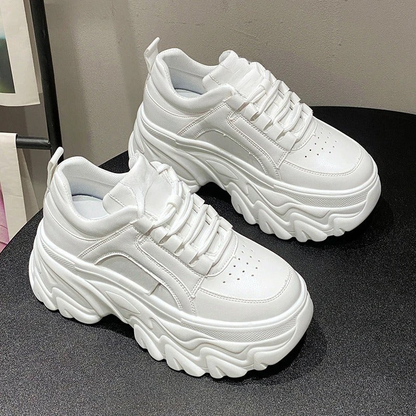 Coraline – Chaussures à semelle épaisse avec dessus en mesh à lacets