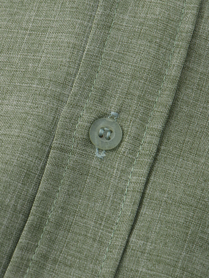 Men's Stand Collar Shirt with Pocket