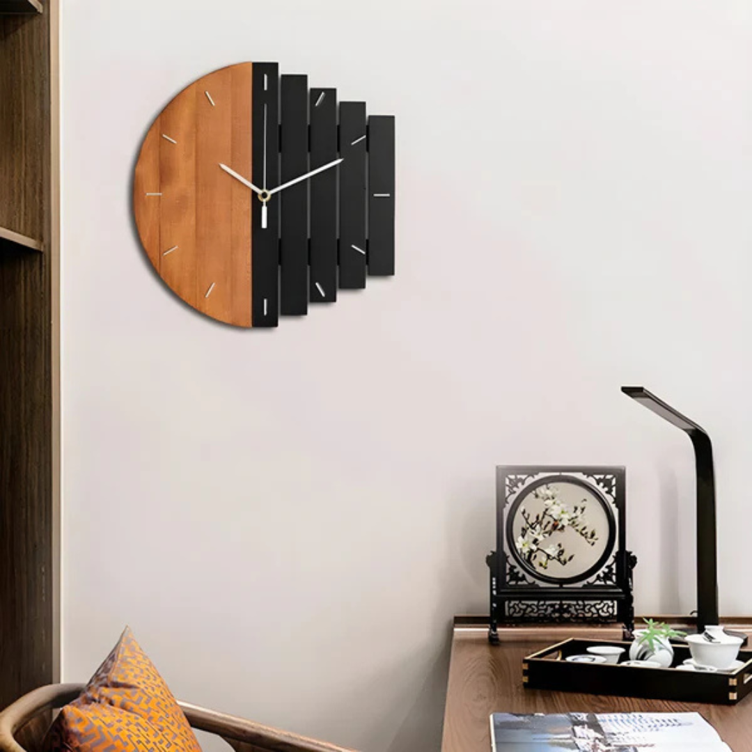 Vesper - Grote Houten Wandklok Voor De Woonkamer