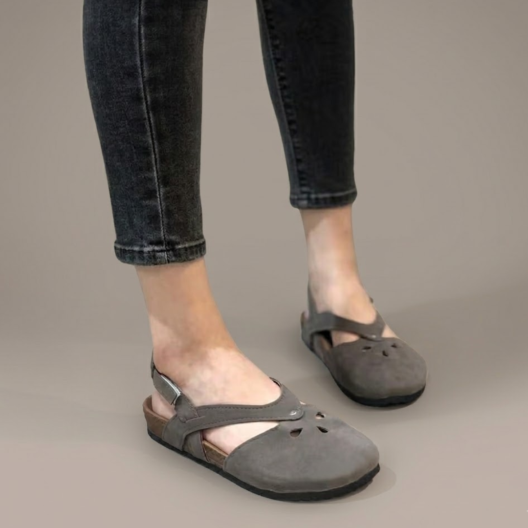 Saudiae | Extraweite Komfort-Sandalen mit Kreuzriemen