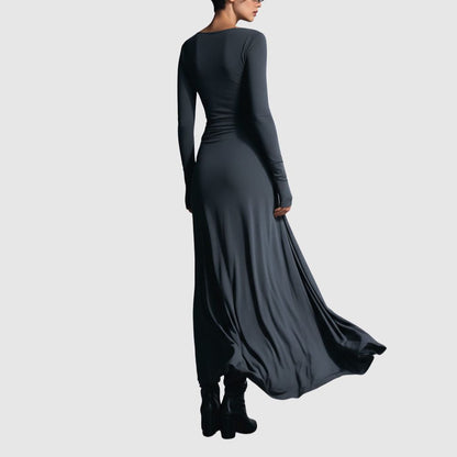 Zoé - Robe maxi élégante drapée