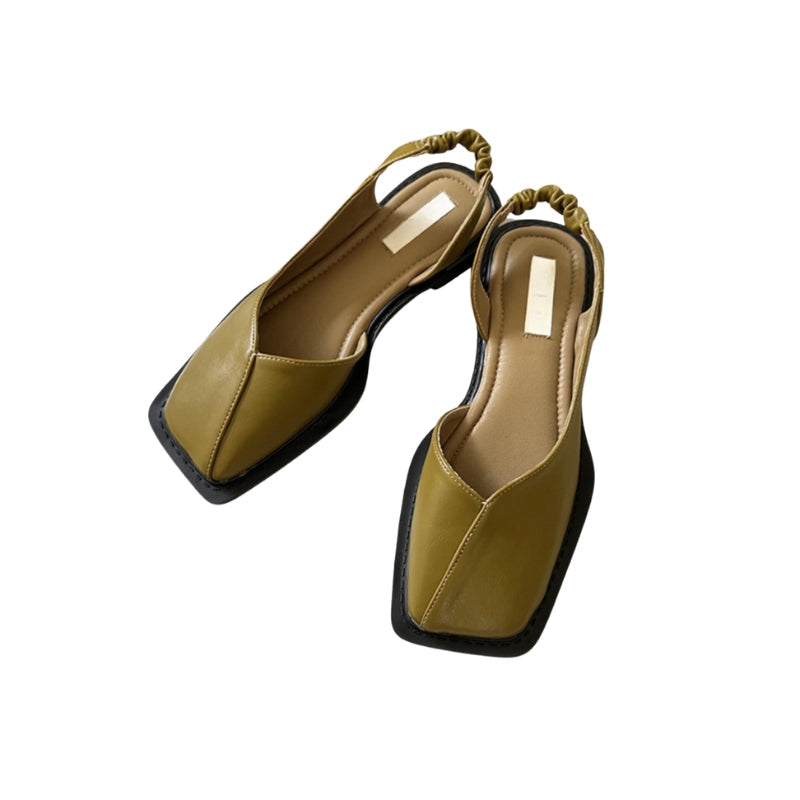 Luna – Sandalen met Blokhak en Vierkante Neus Velani