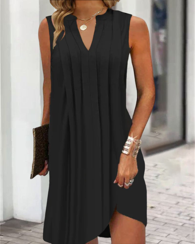 Women’s Sleeveless Summer Dress Lightweight Breathable Flowy Comfortable Casual Holiday Wear