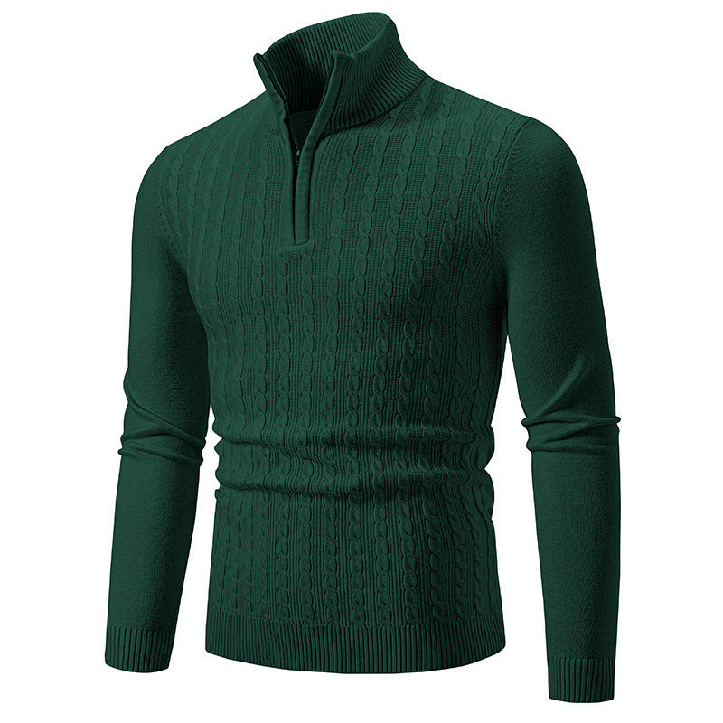 Fabrizio – Stilvoller Zopfmuster Strickpullover Für Herren