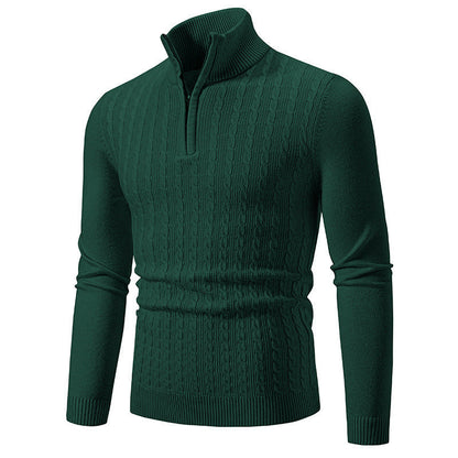 Fabrizio – Stilvoller Zopfmuster Strickpullover Für Herren
