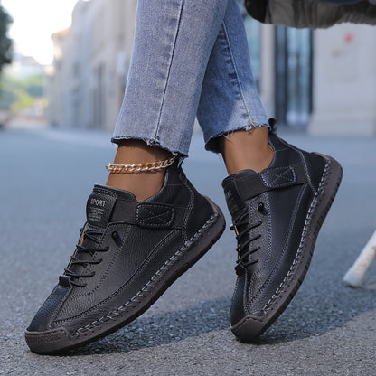 Damskie Sneakersy Ortopedyczne Sznurowane | Pasek