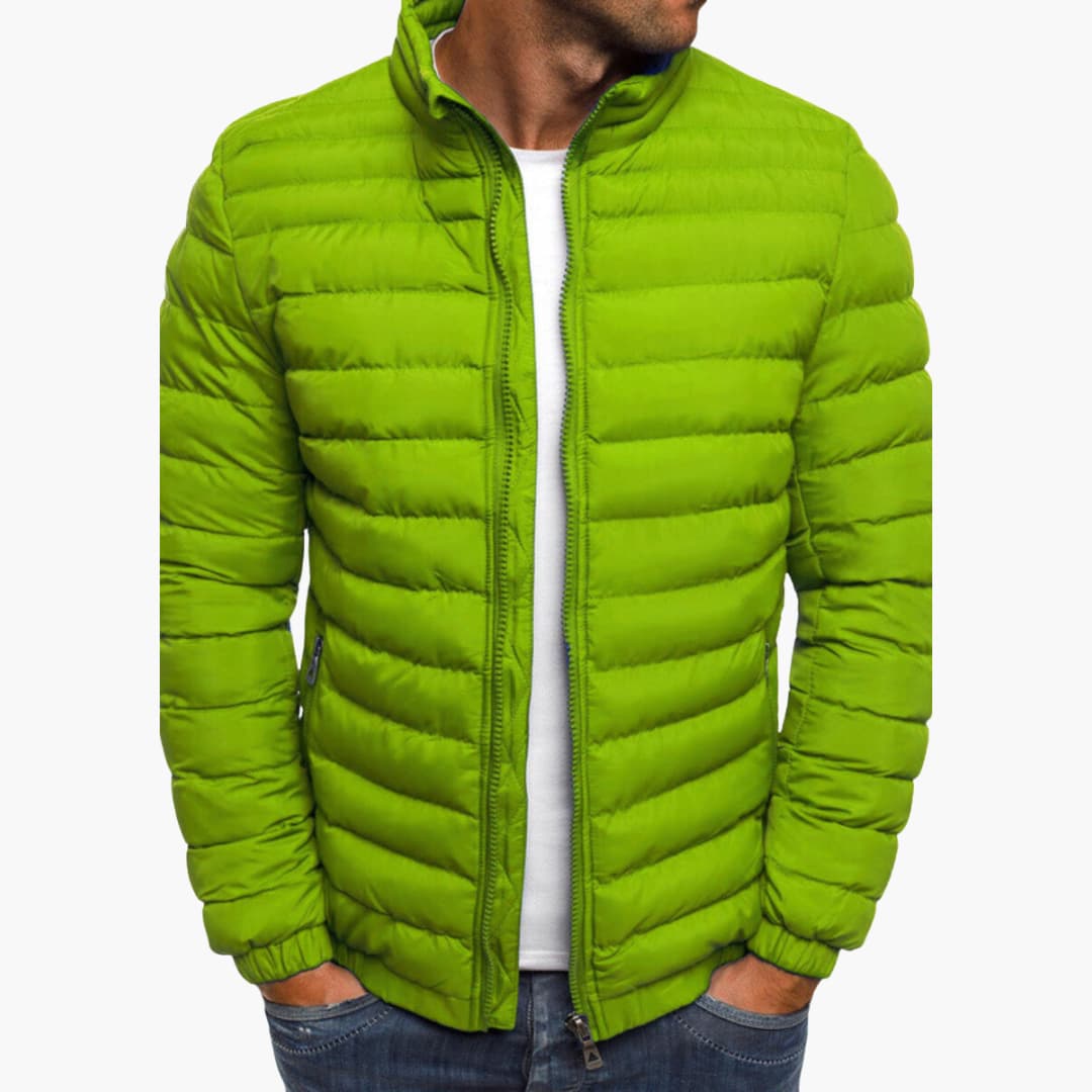 La chaqueta Mitchel — sofisticación ligera para el preverano y más allá.