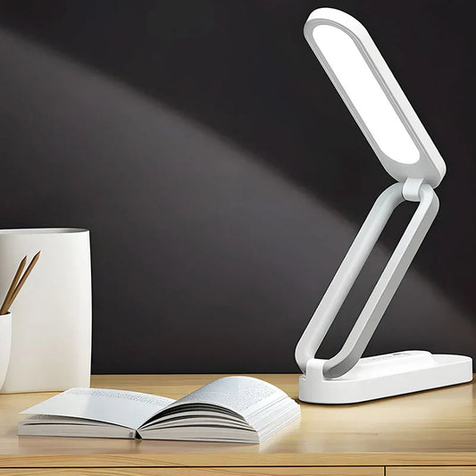 LumiTask - Elegante verstelbare bureaulamp met touch-dimming en oplaadbare batterij