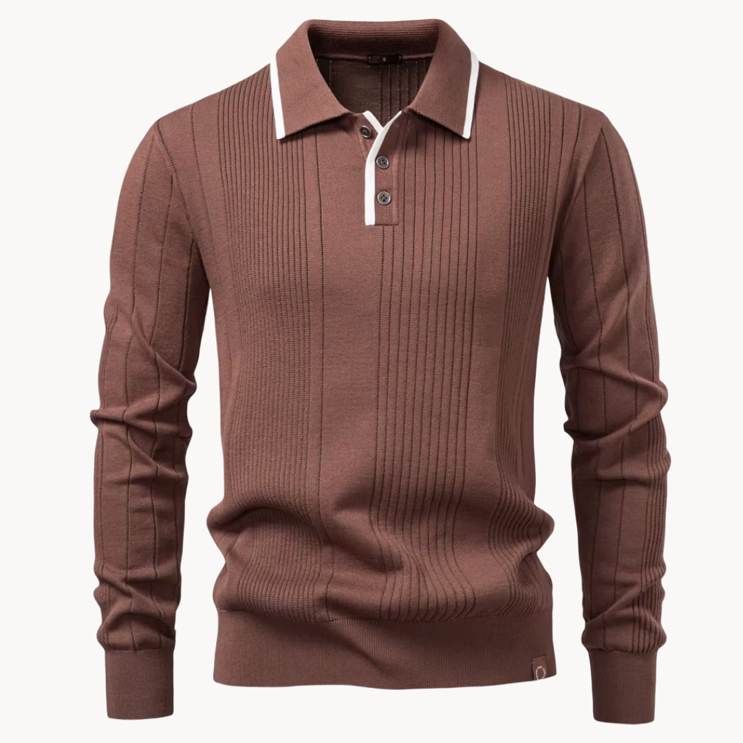 Fletcher Knit Button Polo
