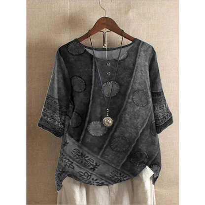 Valerie - Multicolored Boho Top