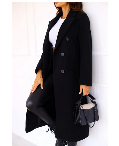 Trench lungo aderente da donna - Elegante e confortevole autunno inverno