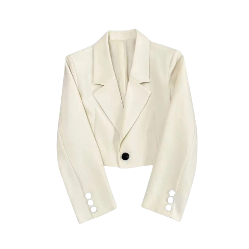 Kinsley – Blazer à manches longues avec col à revers