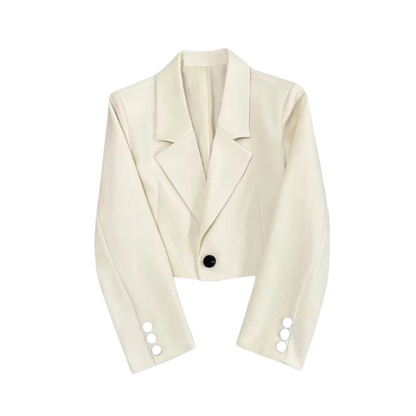 Kinsley – Blazer à manches longues avec col à revers