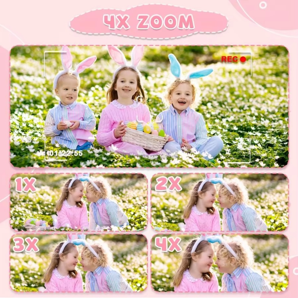 HD Camera voor Kinderen Eenhoorn met Oplaadbare Batterij van 32GB - Vastleggen van Fantastische Foto's en Video's!