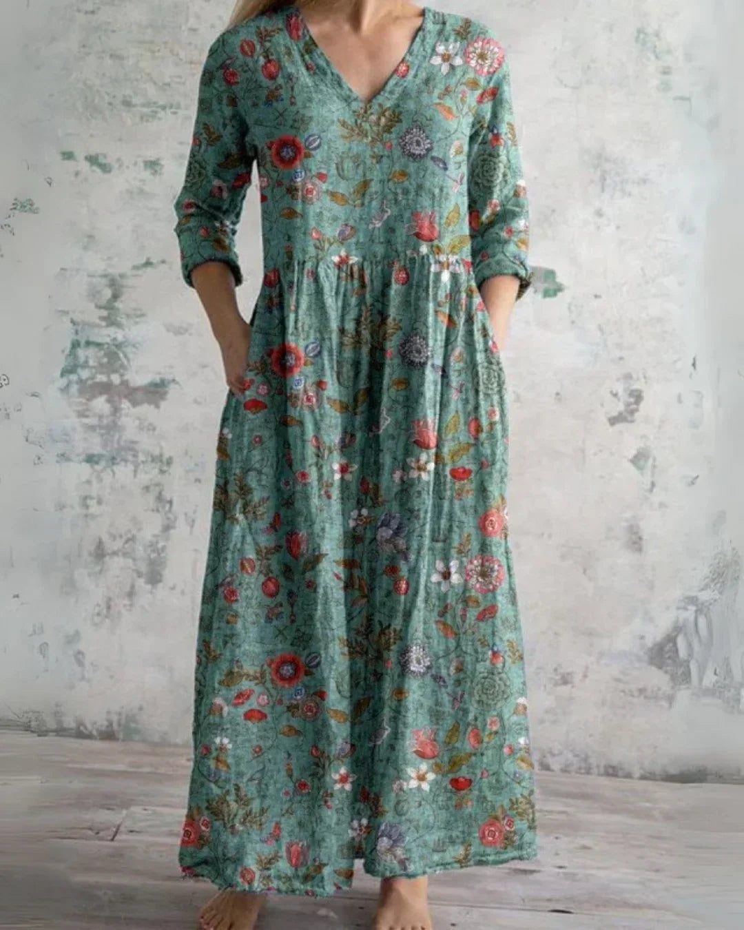 Clara™ | Komfort Floral Maxi Kleid