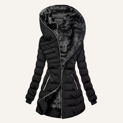 Gina - Manteau d'Hiver Chaud avec Capuche