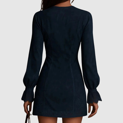 Zoé - Robe mini élégante avec fermeture éclair