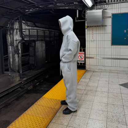 Maverick | Men Minimal Hooded sweater set